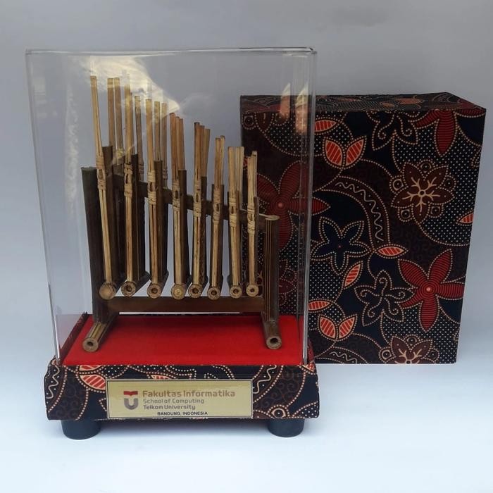 Souvenir Alat Musik Sunda Miniatur Angklung Angklung Bambu