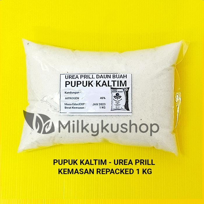 New PUPUK KALTIM UREA PRILL DAUN BUAH 1 KG REPACK NON SUBSIDI