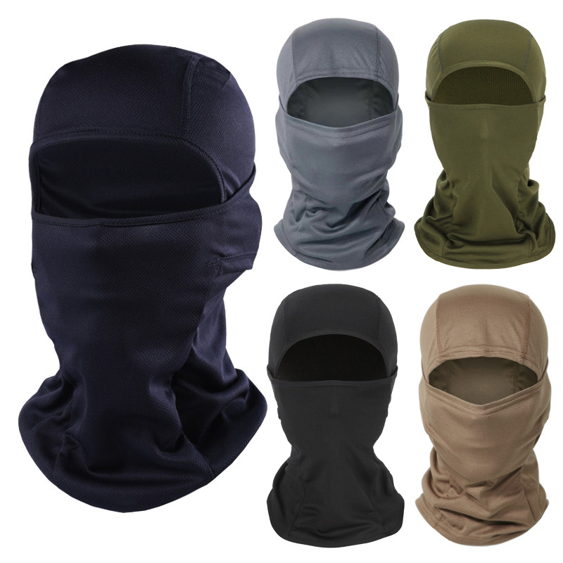 Full Face Balaclava Windproof Ski Mask Winter Hood Motorcycle Ski Mask Tactical Balaclava For Outdoo