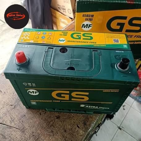 Aki Kering Mobil GS astra N70 65D31R 12V 70Ah L300