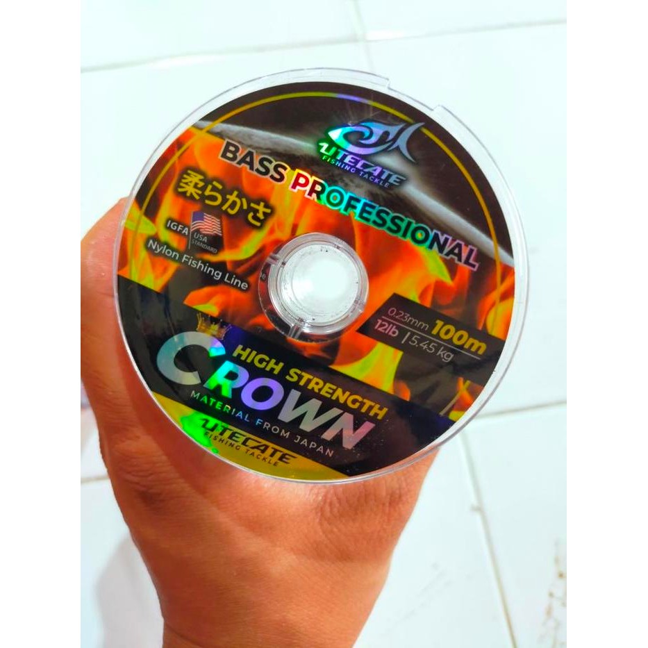 Senar Pancing Utecate CROWN 100M Connected Warna Putih
