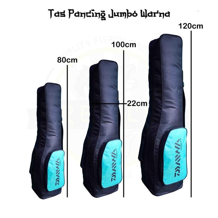 Tas Pancing Daiwa Ransel Jumbo Warna Ukuran 80cm 100cm 120cm