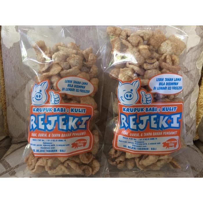 kerupuk babi rejeki kerupuk kulit babi bali kerupuk babi laris khas ba