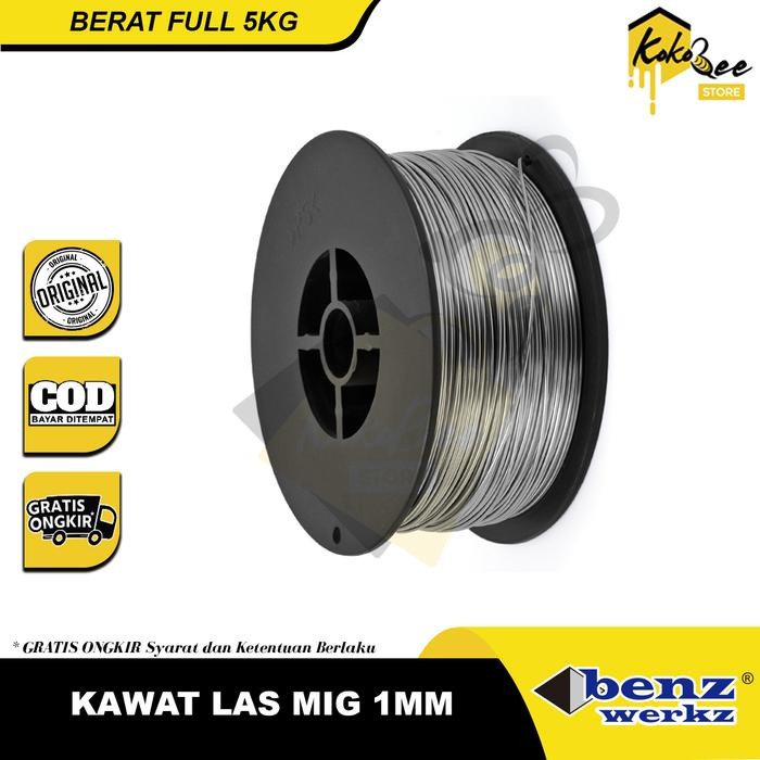 Laris Mig Wire Welding - Kawat Las Co Mig Flux Core 1 Mm 5 Kg Tanpa Gas Terlariss 