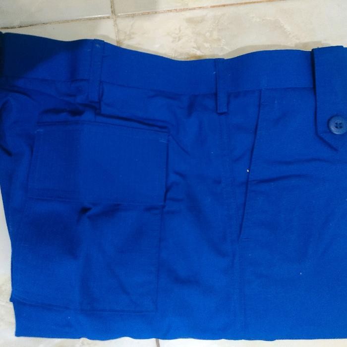 Celana Pdl Biru Airud - Damakar - Pekerja Lapangan Outdoor Kotak Pria