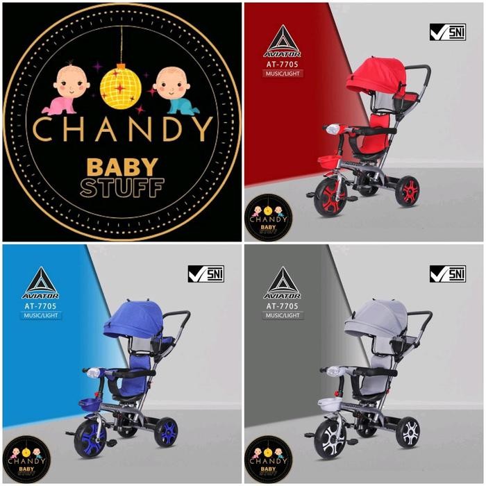 GoBabycute- Sepeda Anak Roda Tiga Exotic Et 1267, Et 1263, Et 1265, Et 1268, At 7705, At 7708