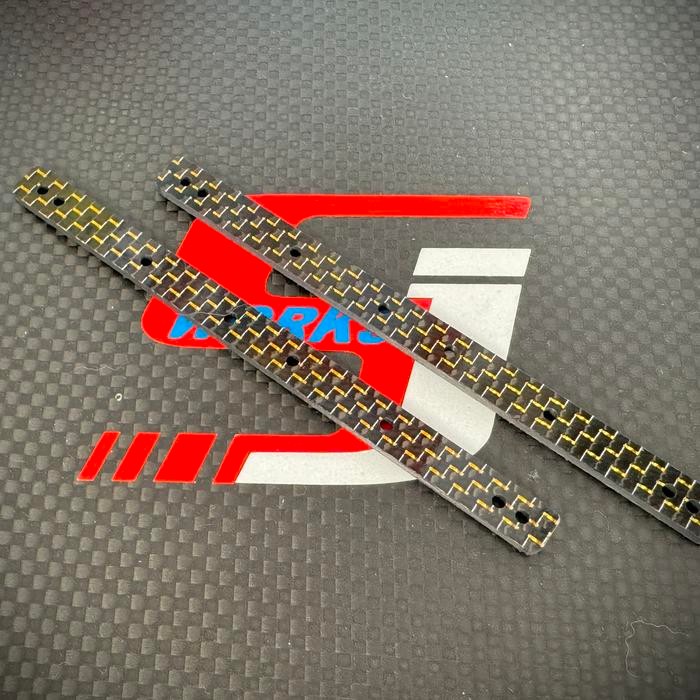AnakPastiSuka- Rep Tamiya 95008, Hg Carbon Reinforcing Plate 13/19 2Mm Red/Gold/Blue