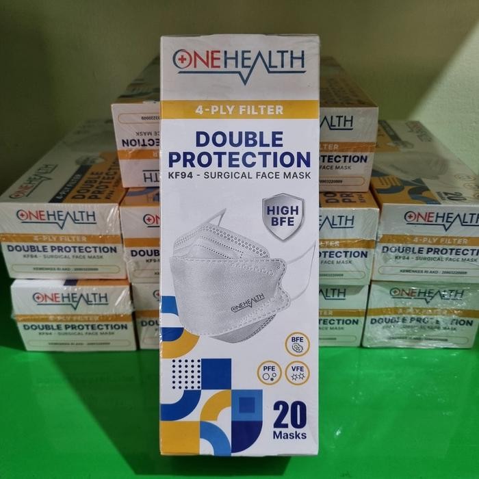 KJB Masker KF 94 OneHelath 4Ply. Surgical Face Mask KF94 Ear Loop 4 Ply OH