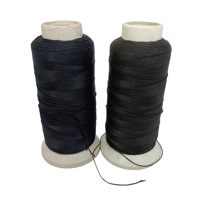Lansungkirim- Tali Benang Nylon Nilon Untuk Tasbih Gelang Sol Sepatu Hitam D9 Cone