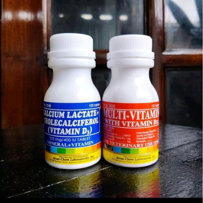 v0w1- Paket Multivitamin Lactate Calcium Lactate Vitamin Ayam Sehat Tahan Penyakit Kuat