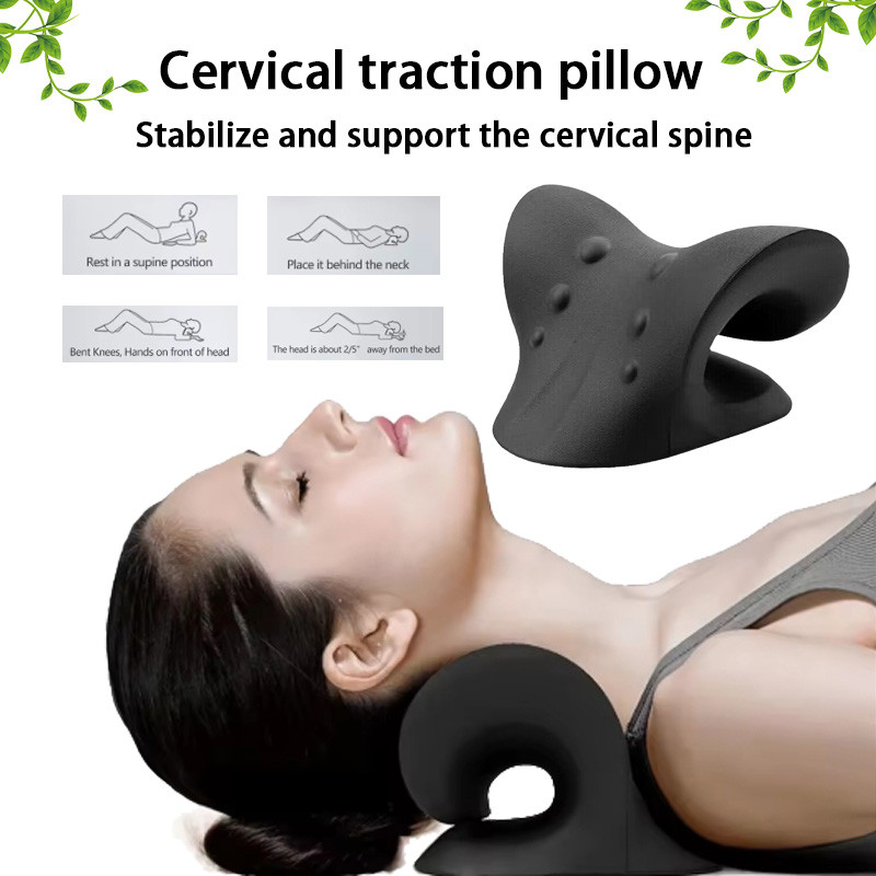 Cervical Massage Pillow Ushaped Relaxer Cervical Massage Traction Device Massage Pillow Used To