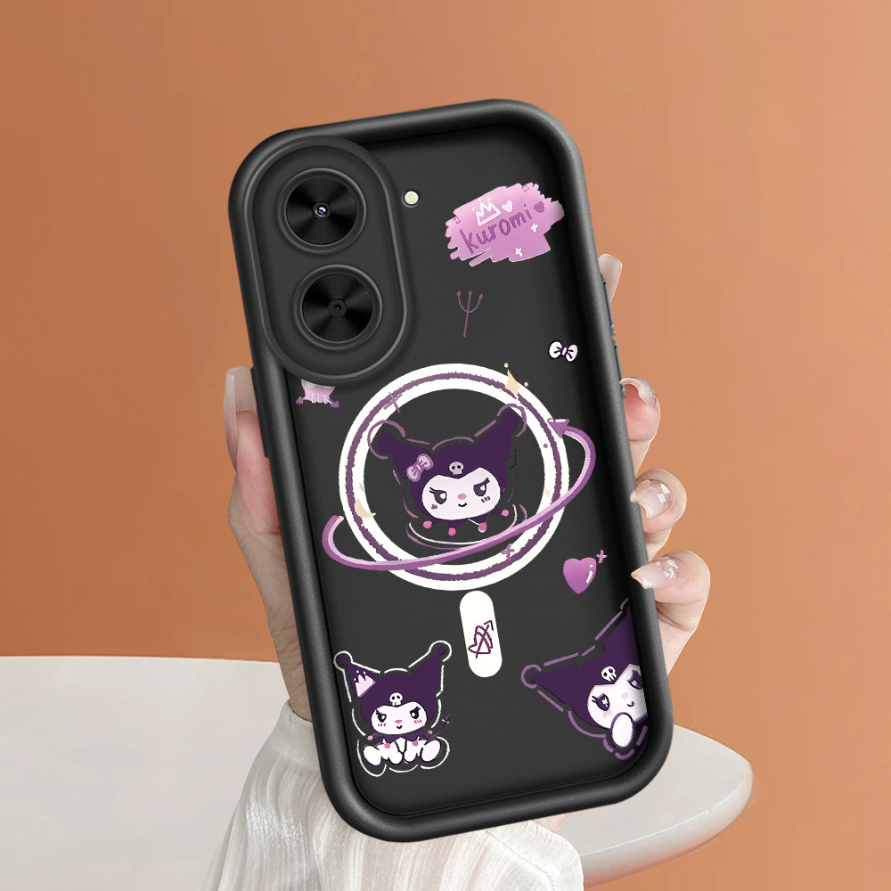 Casing Hp Untuk Xiaomi Redmi A5 Poco C71 4G Phone Kesing Softcase Kartun Ungu Case DLJ C8 5321 Manis