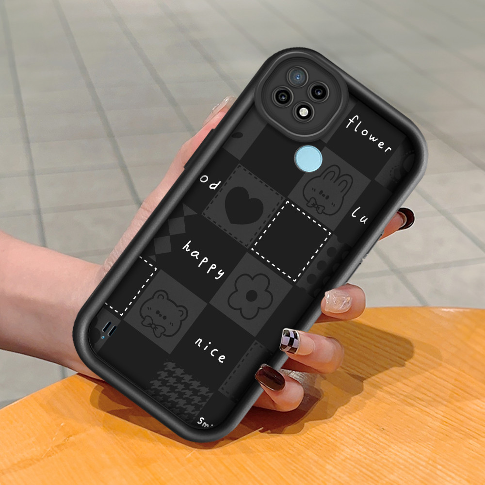 Casing Hp Untuk Realme C21 Phone Case Softcase Kesing Soft Garis Catur C8 5429 DLJ