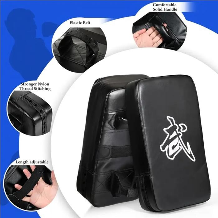 Samsak Sarung Tangan Tinju Target Pad Bantalan Samsak Tinju Boxing Pad Karate