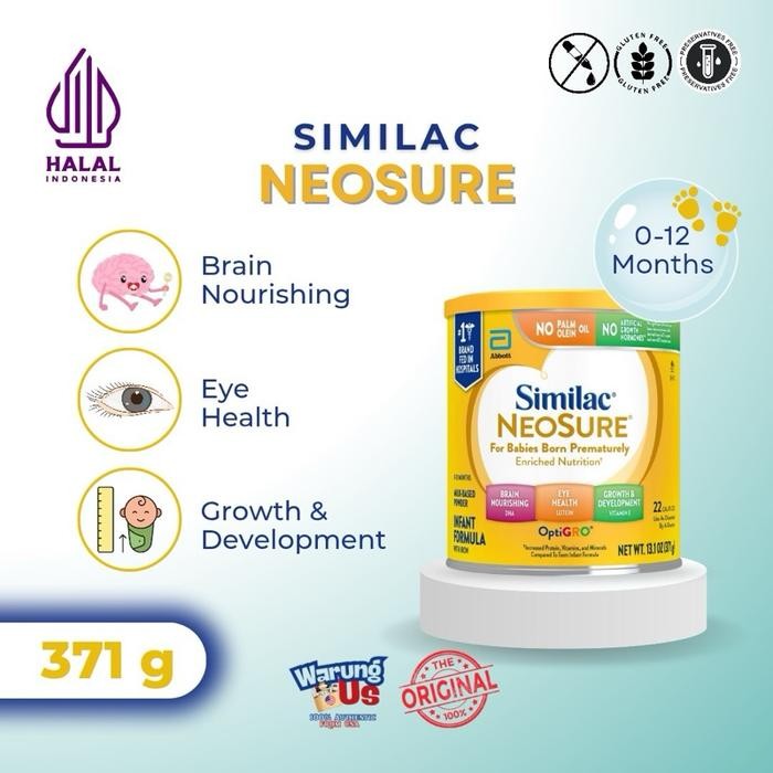 6r9k- Susu Import Similac Neosure Bayi Prematur 371Gr