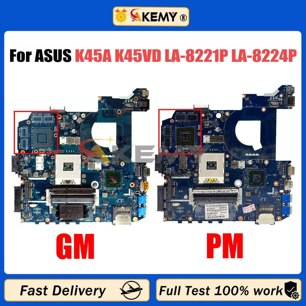 Casing Laptop LA-8221P LA-8224P GT610M GPU Mainboard For ASUS K45V K45VD A85V A45V K45VJ K45VS K45VM