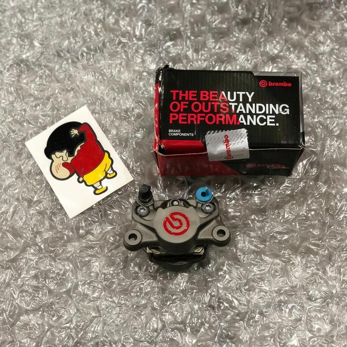 Kaliper brembo 2p red logo original 2 piston brake pump ori