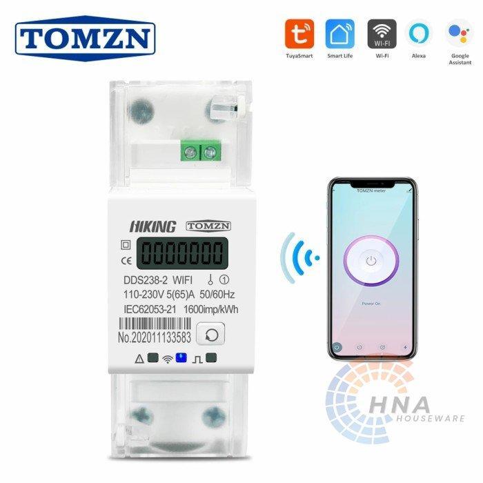 Smart Kwh Meter Wifi Exim Expor Impor Watt Meter Digital Plts On Grid