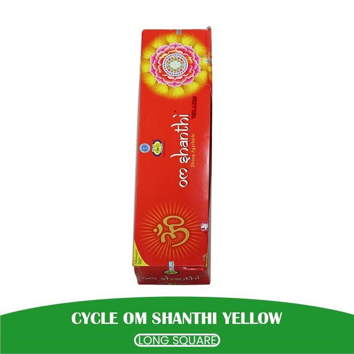 DUPA INDIA AROMATERAPI LONG SQUARE - OM SHANTI YELLOW