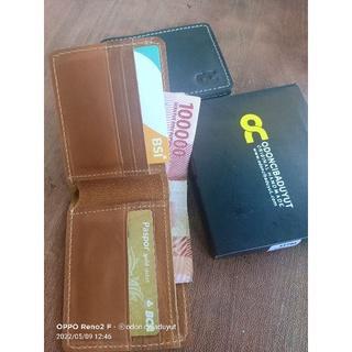 BERGARANSI DOMPET KULIT ODON CIBADUYUT - HITAM