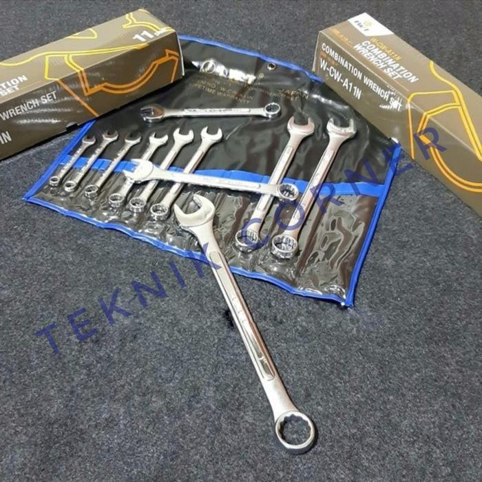 Iwt Kunci Ring Pas Set Inch Inchi 11Pcs / 14Pcs 11Pcs / 14 Pcs