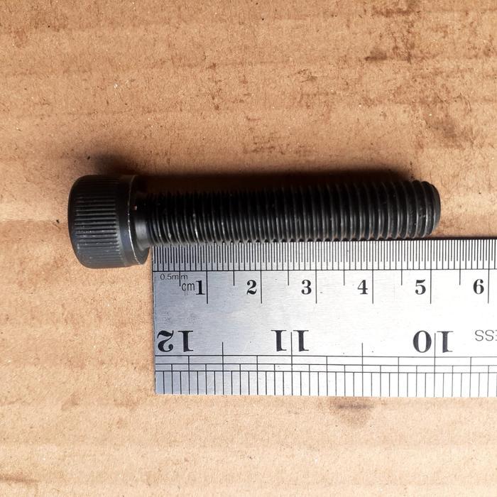 NEW BAUT L BAJA M10X50 / BAUT L BAJA M10 X 50 / BAUT L M10X50 BAJA HITAM