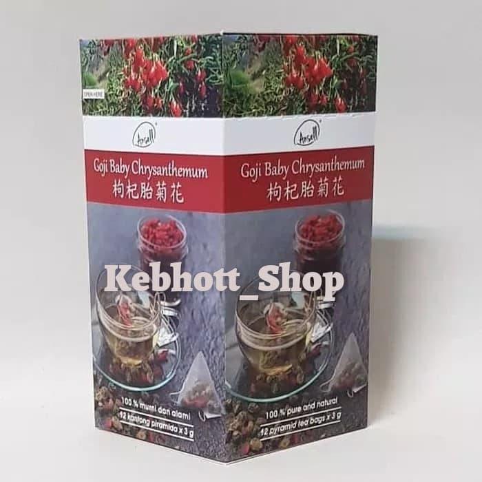 Ansell Goji Baby Chrysanthemum Tea 36Gr Teh Bunga Krisan & Buah Goji Terbaruu!!