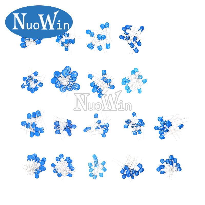 180PCS High Voltage Ceramic Capacitor Kit 3KV 18values*10pcs 5PF 10PF 22PF 47PF 100PF 330PF 470PF