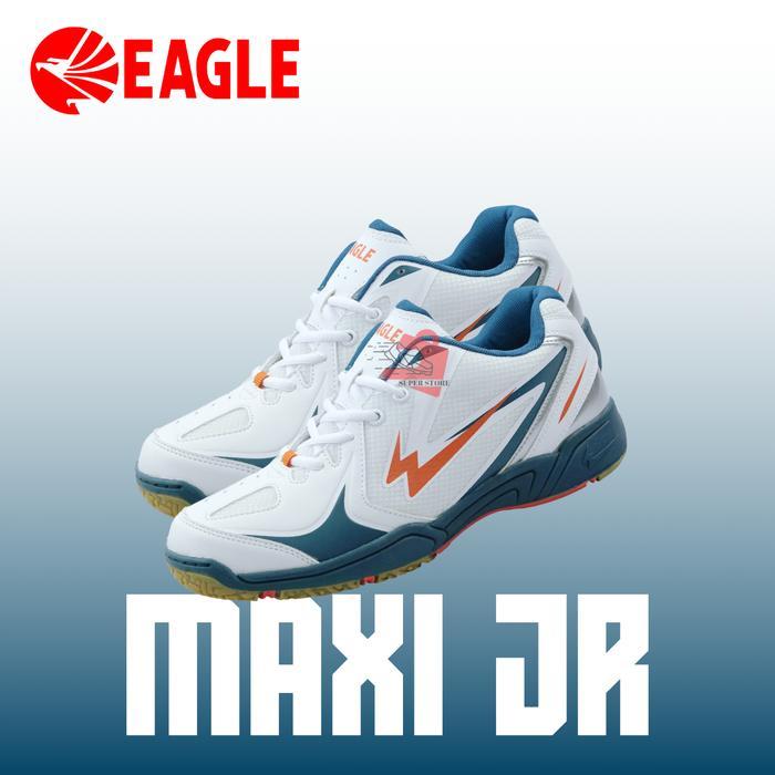 Maxi Jr Sepatu Badminton Anak Pria Wanita Eagle Outsole Thermo Plastic Rubber Original Terlaris