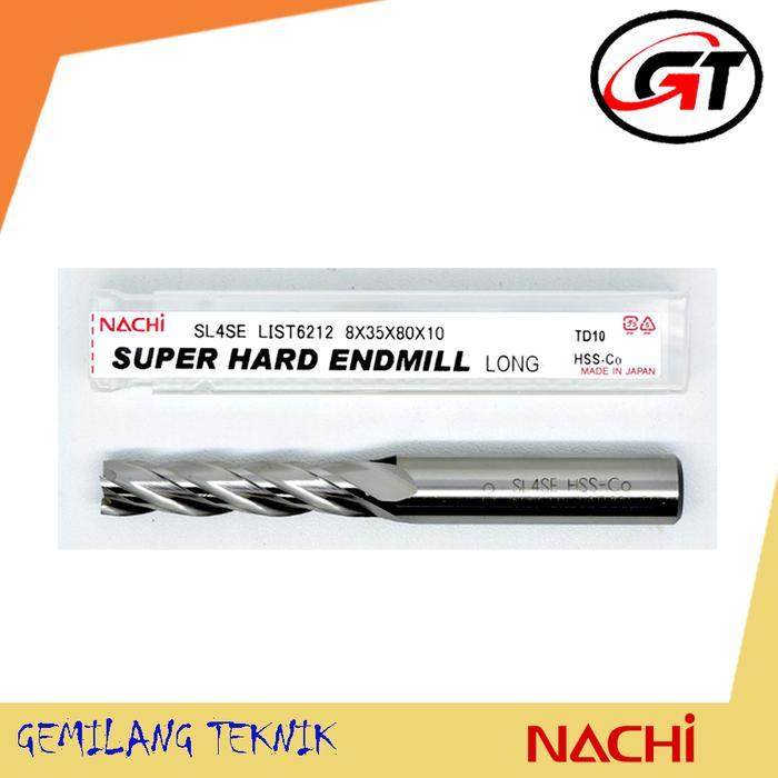Endmill Nachi Long 8Mm Hss Co 4F