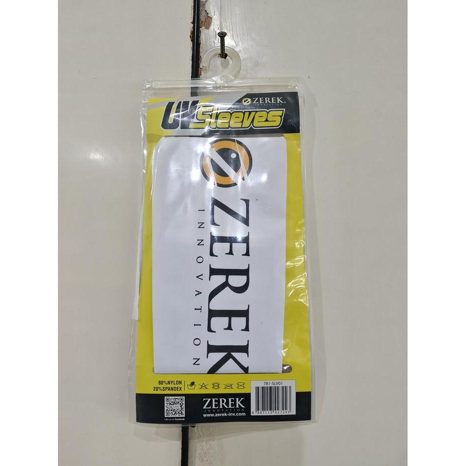 Terlaris ZEREK, Arm Sleeve Zerek, UV Sleeves, Zerek Innovation, 80% Nylon, 20% Spandek, Putih susu,