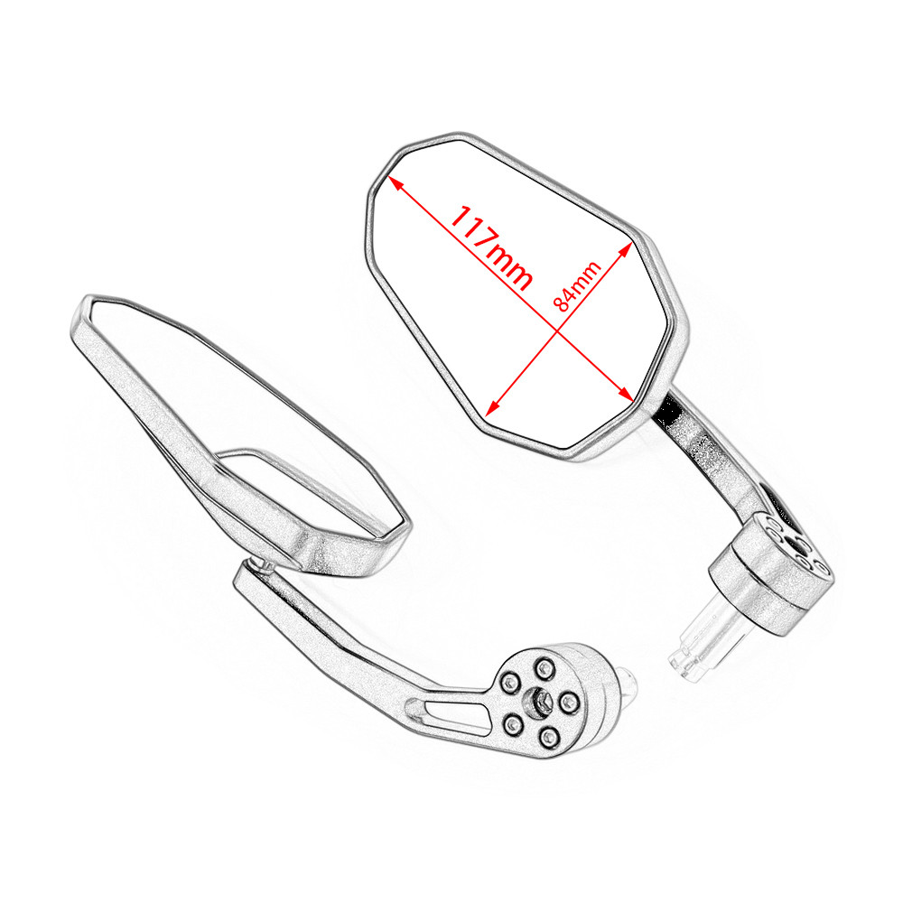 FOR YAMAHA MT-01 MT-03 MT-07 MT-09/SR/FZ-07 FZ-09 MT-10 MOTORCYCLE HANDLEBAR MIRROR BAR END MIRROR