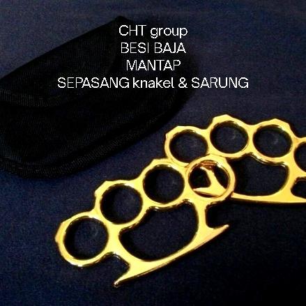 Cht Group Besi Baja Mantap Sepasang Knuckle Gold Gta Pes Knakel Knukel Kerling Tinju Boxing Samsak