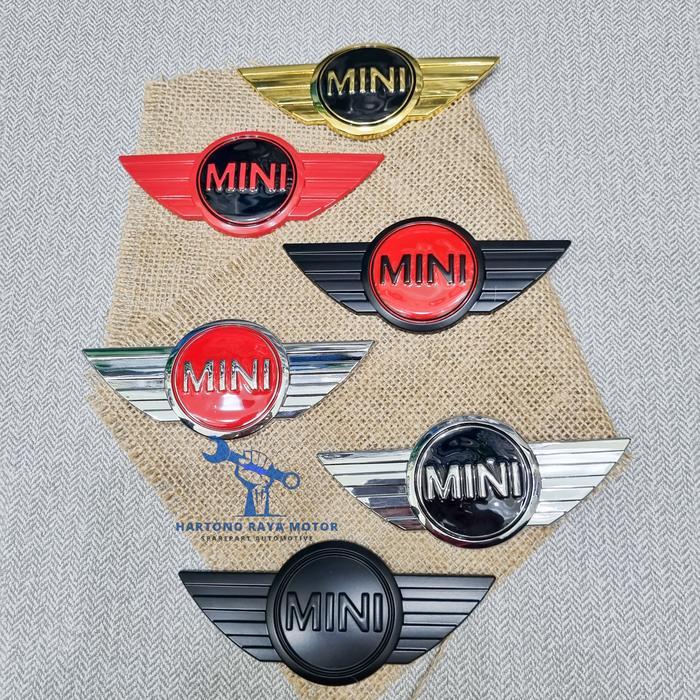 EMBLEM 3D STICKER LOGO MINI COOPER EMBLEM METAL BADGE MINI COOPER