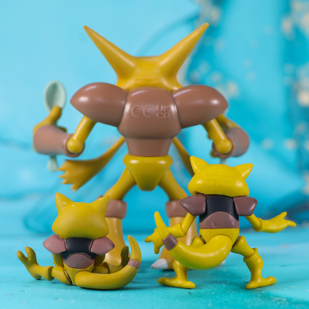 WCT Pokemon Abra Alakazam Figure Model Collection Toy For Fans Festival Gift Doll