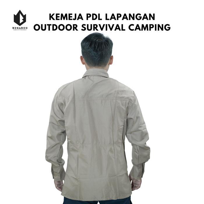 Promo Terbaru Kemeja Tactical Lengan Panjang Pria - Kemeja Pdl Lapangan Outdoor Tnf Terjamin
