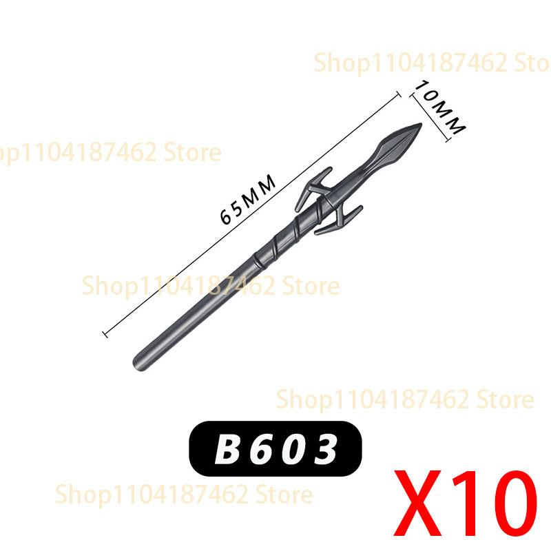 MOC Military Figures Soldier Accessories Building Blocks Movie Characters Weapons Gun Spear Arrow