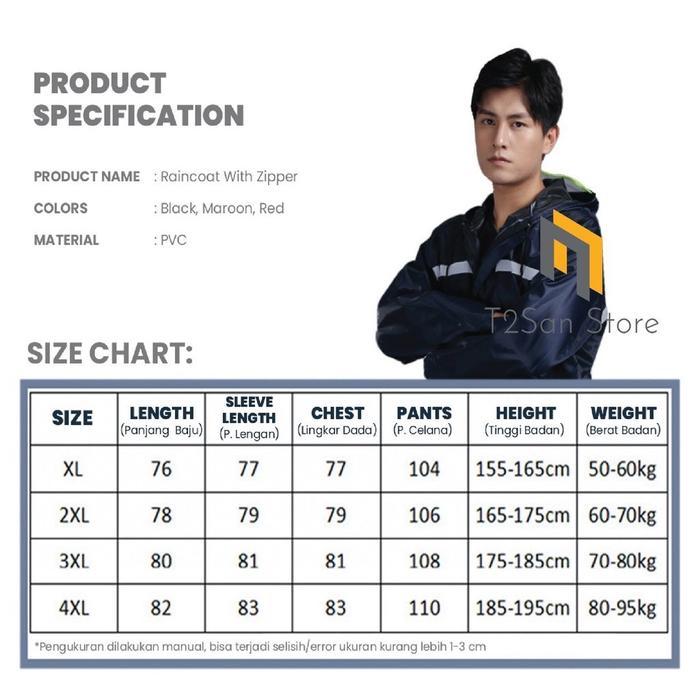 Jas Hujan Import Unise / Raincoat Premium Qlity