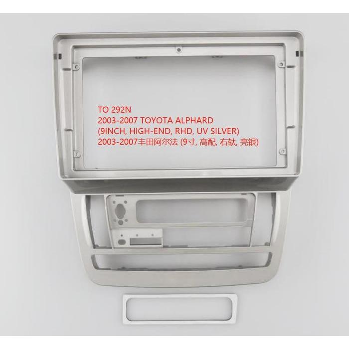 Frame List Headunit 9Inch Alphard 2004-2007 Tv Android