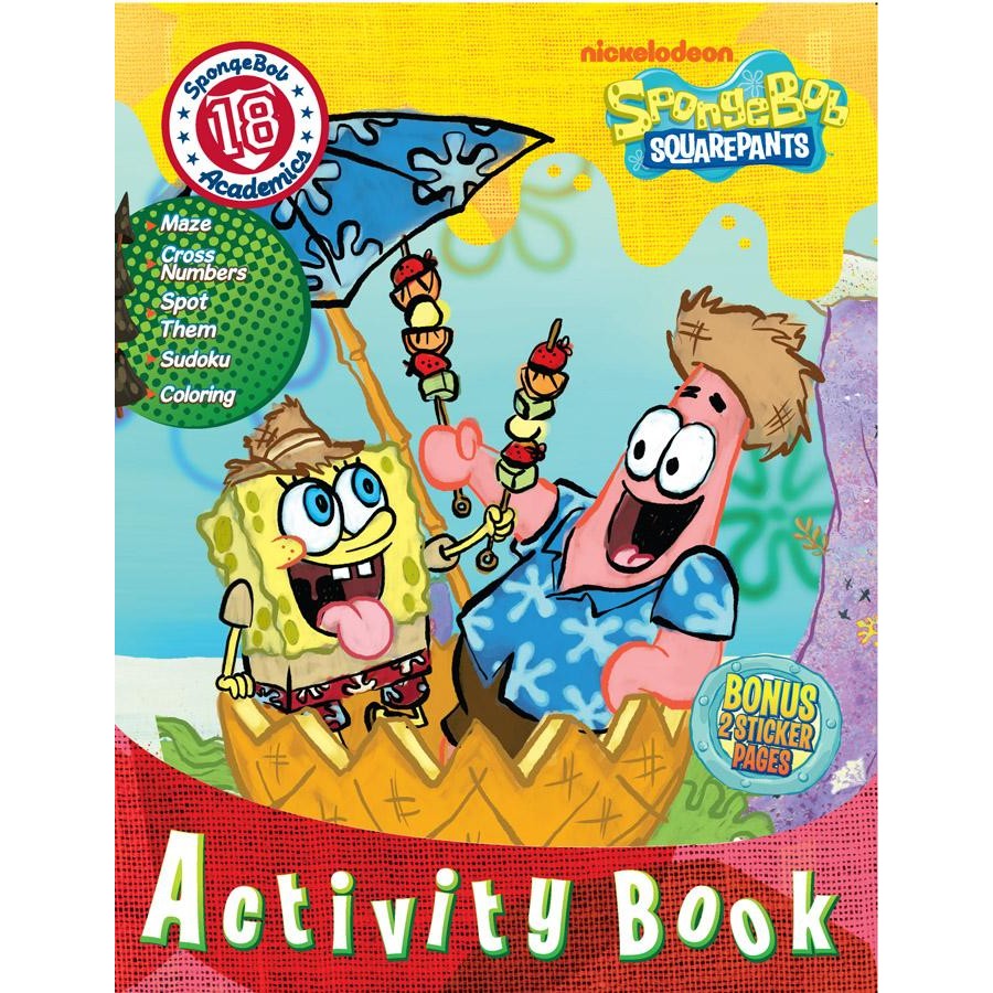 Spongebob Academics 18 - Activity Book Buku Aktivitas NB-01676