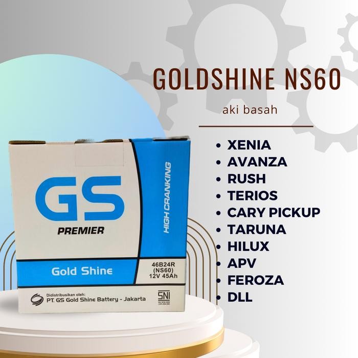 Aki Mobil Ns60 Gs Gold Shine Ford Ecosport Accu Am