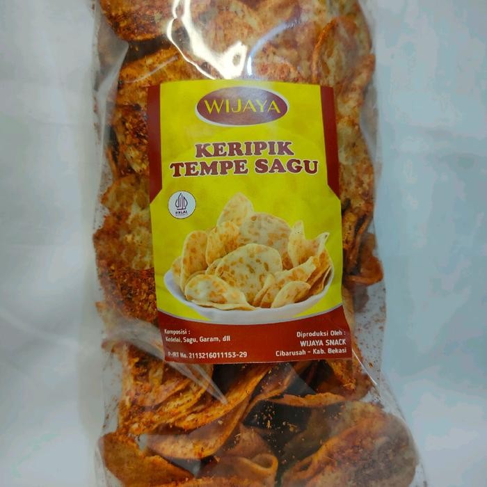 

500GR KERIPIK TEMPE PEDAS DAUN JERUK CEMILAN CRISPY