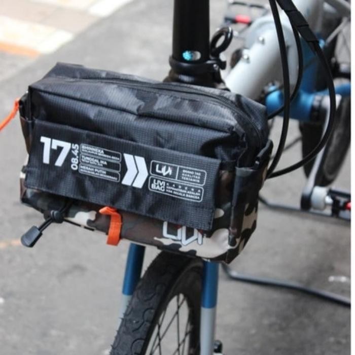 Tas Sepeda Lipat/Tas Front Block Livi By Element - Red