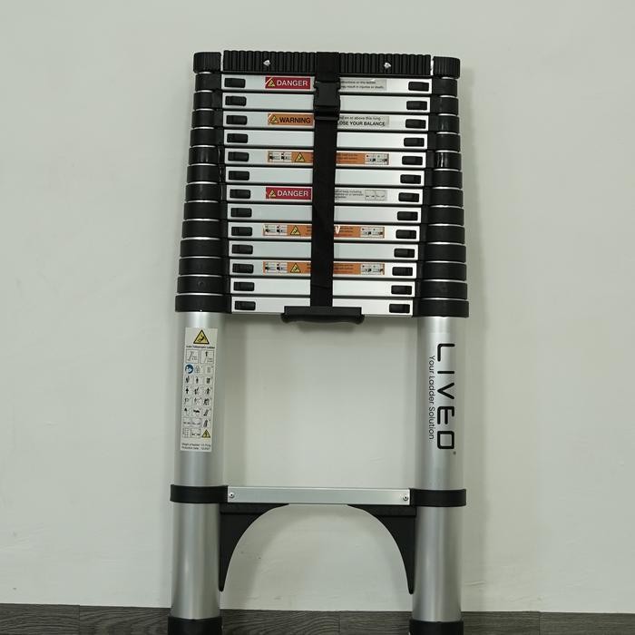 Tangga Teleskopik 5 Meter Single, Tangga Telescopic Ladder 5 Meter