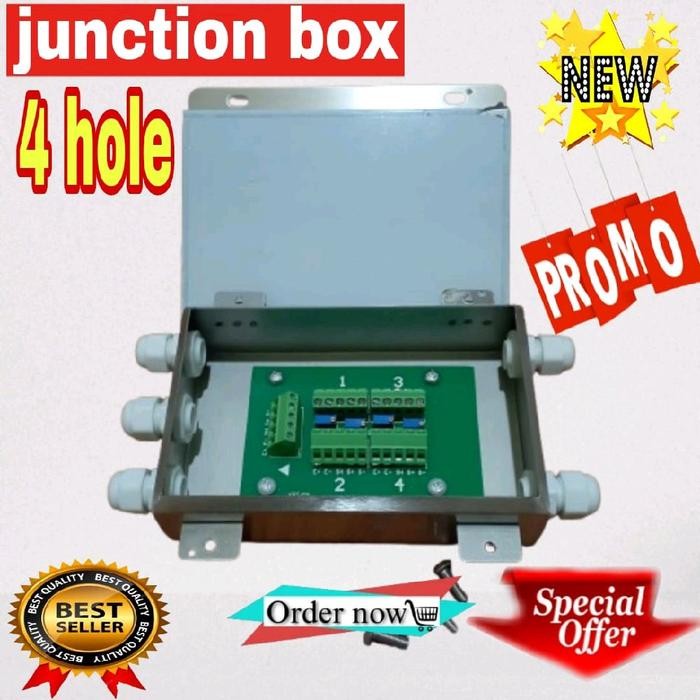 Jbx Junction Box Timbangan 4Hole Junction Box Terminal 4 Loadcell 4 Wire