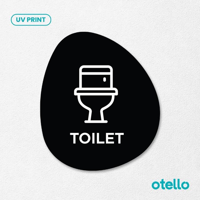 

Toilet Sign Board Akrilik Tempel Dinding Papan Acrylic Restoran