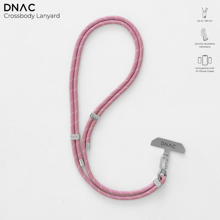 

DNAC Crossbody Lanyard Shoulder Strap Tali Gantungan HP Handphone - PINK