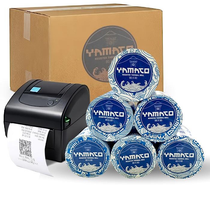 

(PAKET 20 Roll) Kertas Kasir Thermal Paper Roll 80x80 mm