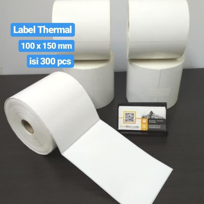 

eshop Label Bare 100 x 150 Kertas Sticker Thermal 100x150 mm (300 Pcs)