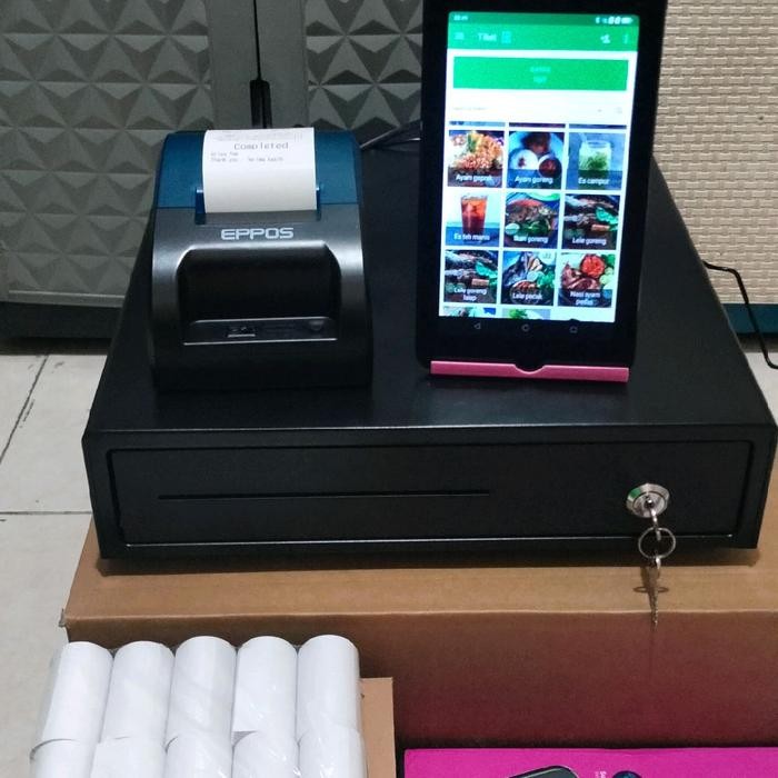 

PAKET KASIR LENGKAP TAB SAMSUNG+PROGRAM KASIR+PRINTER+CASHDRAWER PAKET LENGKAP